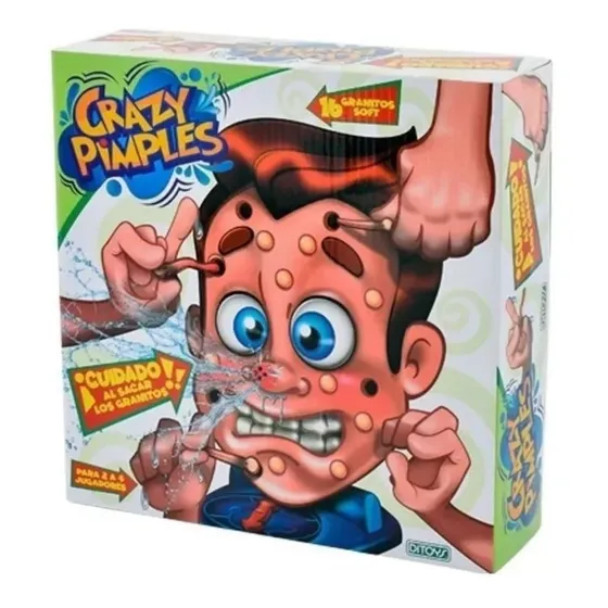 Juego De Mesa Crazy Pimples Cuidado Con Los Granitos Ditoys