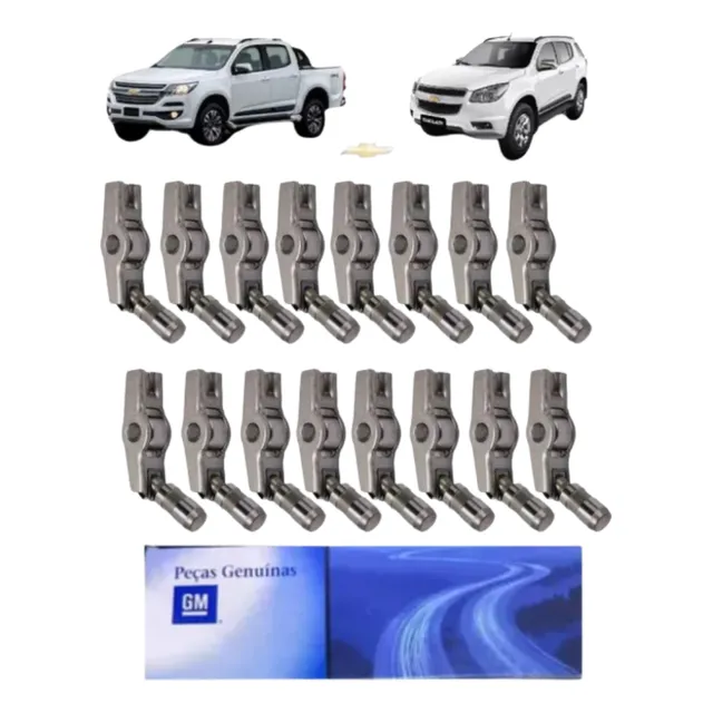 Kit 16 Balancim Com Tucho S10 2.8 2012 A 2023 Original Gm