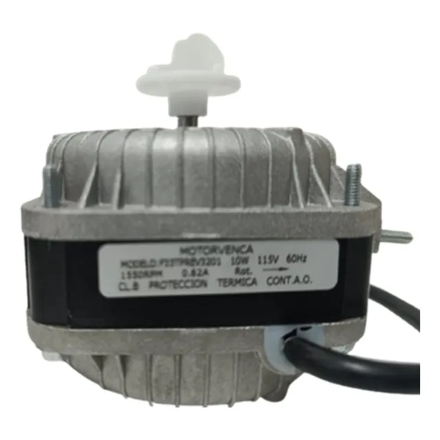 Motor Ventilador 10w 115v 1550rpm Motorvenca Refrigeracion 