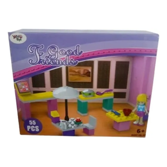 Juego Armable 55 Piezas Buenos Amigos Juguetes