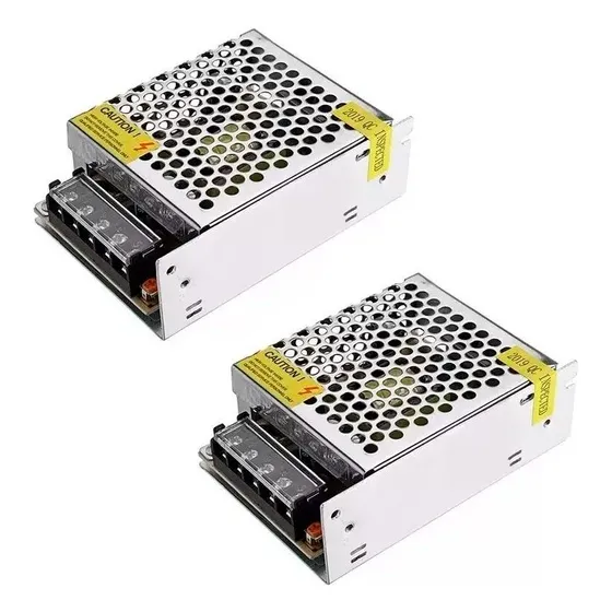 2 Piezas Fuente Conmutada Alimentación 12v 5a 60w 110/220vac