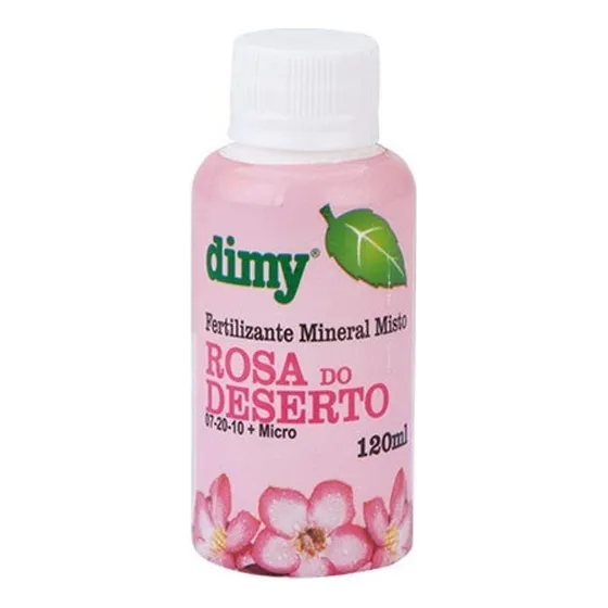 Fertilizante Mineral Rosa Do Deserto 07-20-10 120ml - Dimy