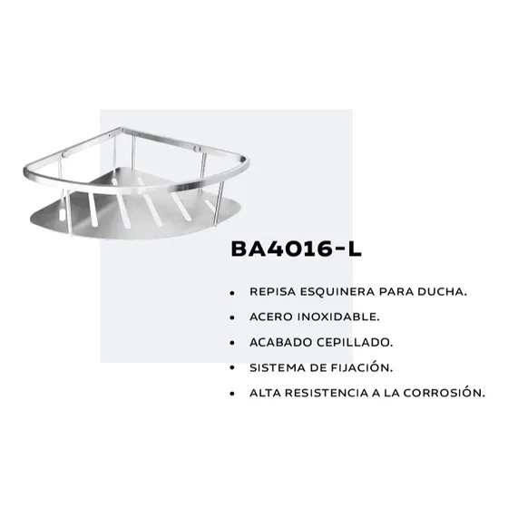 Repisa De Esquina Para Ducha 