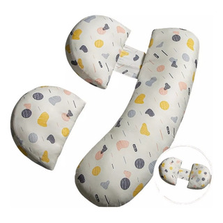 Almohada De Embarazo Lactancia Ajustable Super Suave Alargar Almohada De Embarazo Lactancia Ajustable Super Suave Alargar