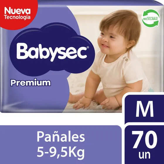 Pañales De Bebé Babysec Premium Cuidado Total 70un M