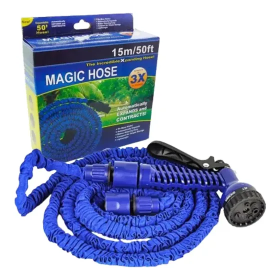 Manguera Expandible Flexible 15 Metros Con Aspersor