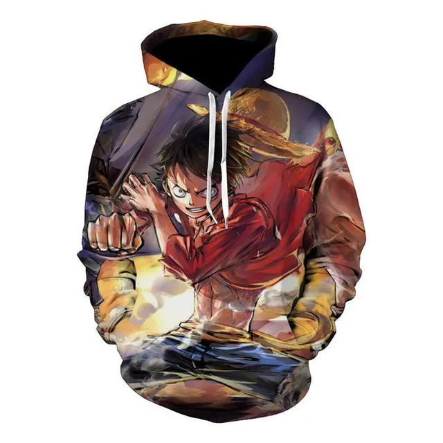Luffy Sudadera Con Capucha Cosplay Anime