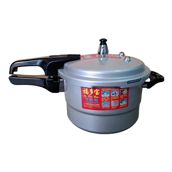 Olla A Presión De 4l Aluminio Plateada Con Vaporera 20cm
