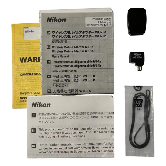 Nikon Wu-1a Wireless Mobile Adapter D3200 D3300 D7100 D520