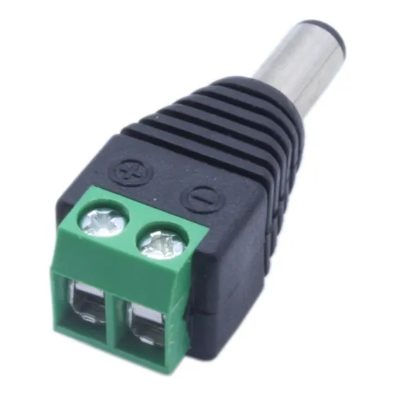 6 Conectores Dc Macho Plug Corriente Vdc Cctv Stc-dcm