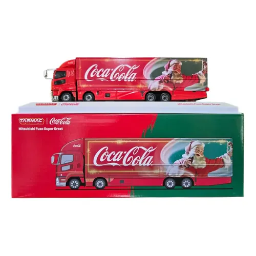 Tarmac Works Mitsubishi Fuso Super Great Coca-cola Santa1:64 Tarmac Works Mitsubishi Fuso Super Great Coca-cola Santa1:64