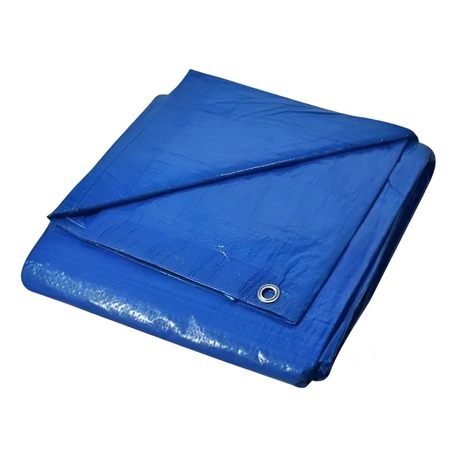 Lona Plastica Azul Inpermeable 8x10ft 2.44x3.05mts Doberman