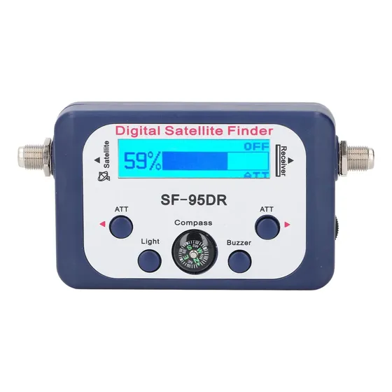 Visor Lcd Retroiluminado Localizador De Sinal Digital