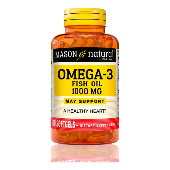 Omega 3 Mason Fish Oil 1000 Mg 60 Softgels