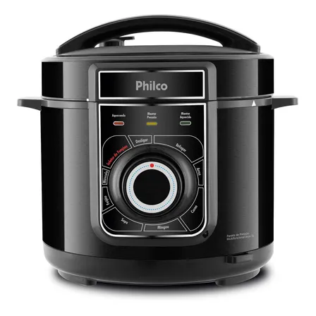 Panela De Pressão Elétrica Multifuncional Philco Ppp02pi 900w Cor Preta 220v - Melhor preço na PalShop