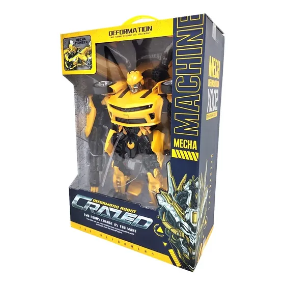 Transformer Auto Robot Bumblebee Grande Luz Y Sonido ELG 