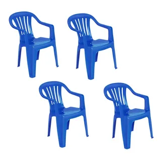 Kit 4 Cadeiras Poltrona Em PlĂĄstico Mor Kit 4 Cadeiras Poltrona Em PlĂĄstico Mor