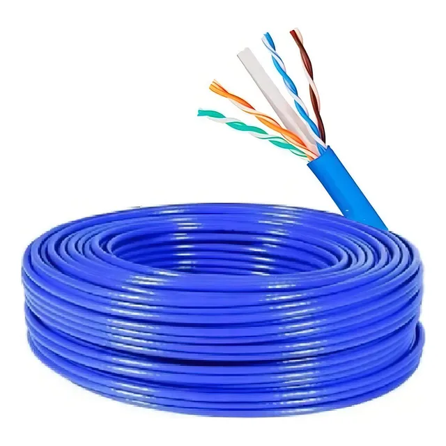 Bobina Cable De Red 100 Metros Cat6 Utp Rj45 Cat 6