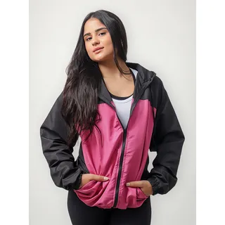 Corta Vento Feminino Blusa Jaqueta Duas Cores Pink Corta Vento Feminino Blusa Jaqueta Duas Cores Pink
