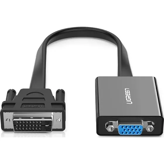Adaptador Ugreen DVI-D 24+1 Macho a VGA Hembra para Monitor
