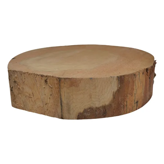 Tronco Taquero Rodaja De Madera Natural 48cm