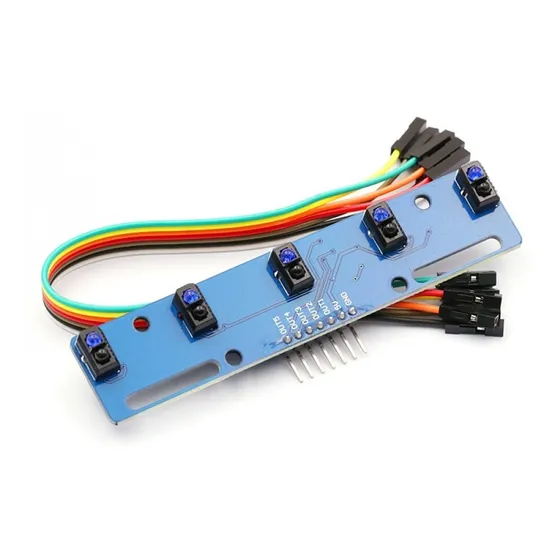 Modulo Sensor Infrarrojo Seguidor Linea Tcrt5000 5 Canales