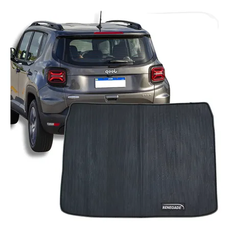 Tapete Emborrachado Carro Porta Malas Protetor Vários Modelo Renegade 2015 A 2024