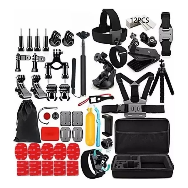 Kit De 84 Accesorios Compatibles Con Gopro + Estuche