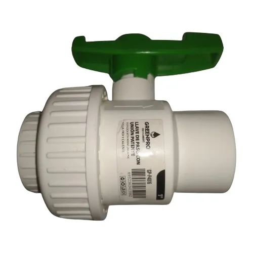 Llave De Paso 1 Pulgada Con Unión Universal De Rosca 