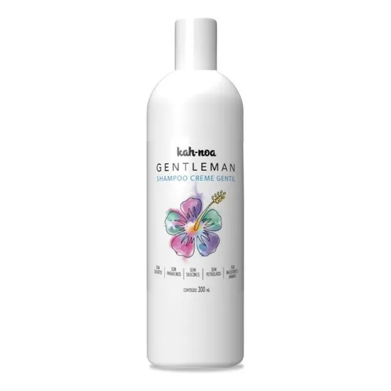 Shampoo Cabelos Creme Gentil Gentleman Kah-noa 300ml