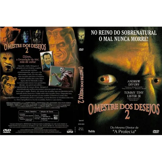 O Mestre Dos Desejos 2 Dvd Dvd Original Lacrado
