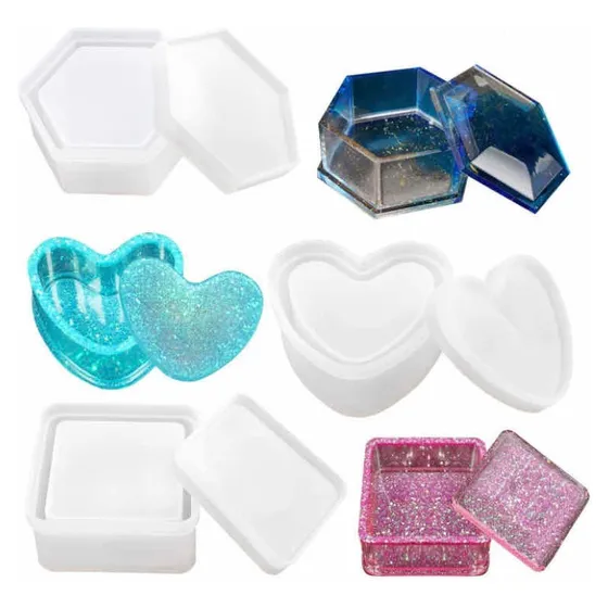 Moldes Para Resina Epoxica -epoxi  -gemelo Cofres