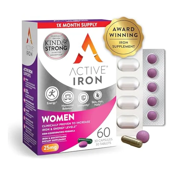 Suplemento De Hierro Activo Para Mujeres,