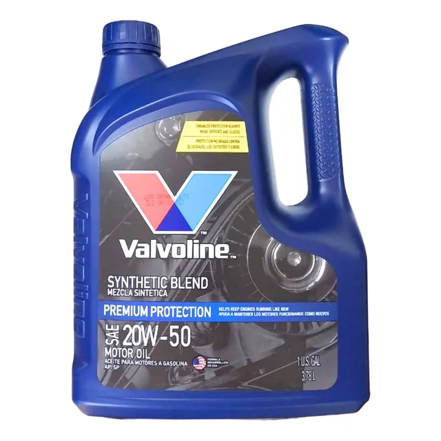 Aceite 20w50 Semi Sintético Valvoline Garrafa 4lts