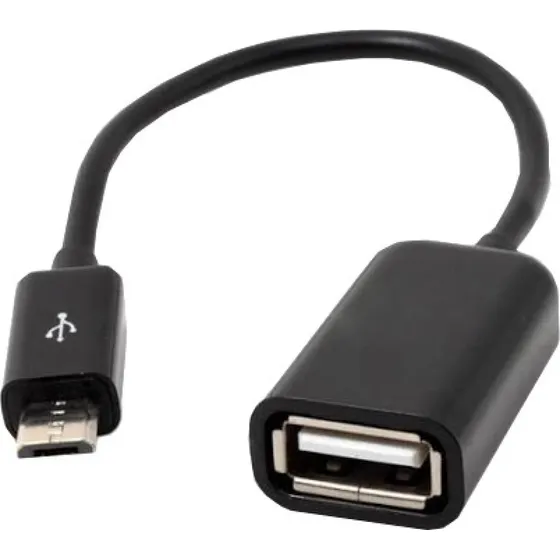 Cable Otg Micro Usb Macho A Usb Hembra Adaptador Otg Celular