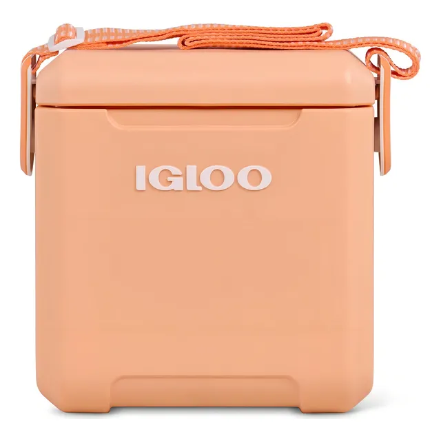 Hielera Igloo Tag Along Too Cooler 11 Qt 14 Lata Correa 10l Color Coral Claro