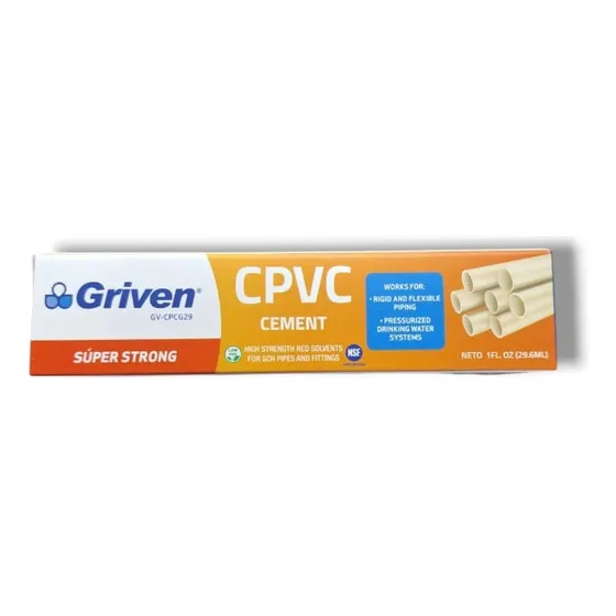 Pegamento Cpvc Solvente Amarillo De Alta Fortaleza
