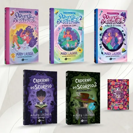 Coleção Completa Princesa Desastrada & Scorpio + Brinde