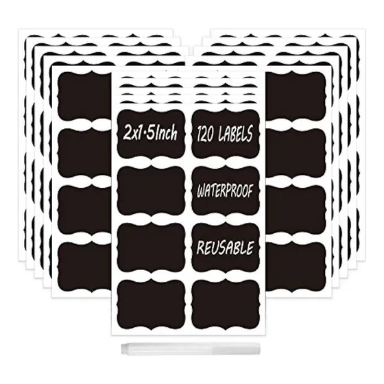 Etiquetas Reutilizables Impermeables Para Pizarra