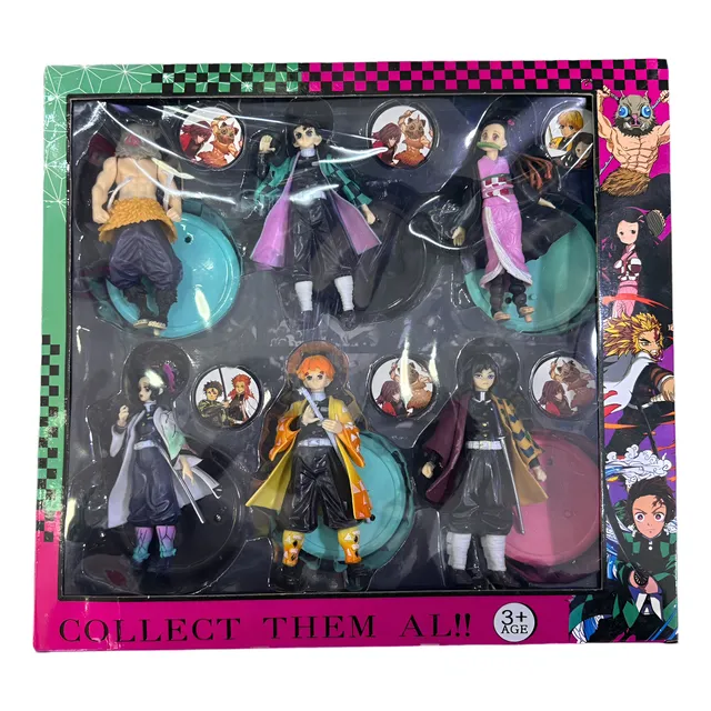 Juguete Demon Slayer Nezuko Tanjiro X6 Personajes