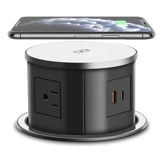 Torre Toma Usb Cargador Inteligente Empotrable Extraible