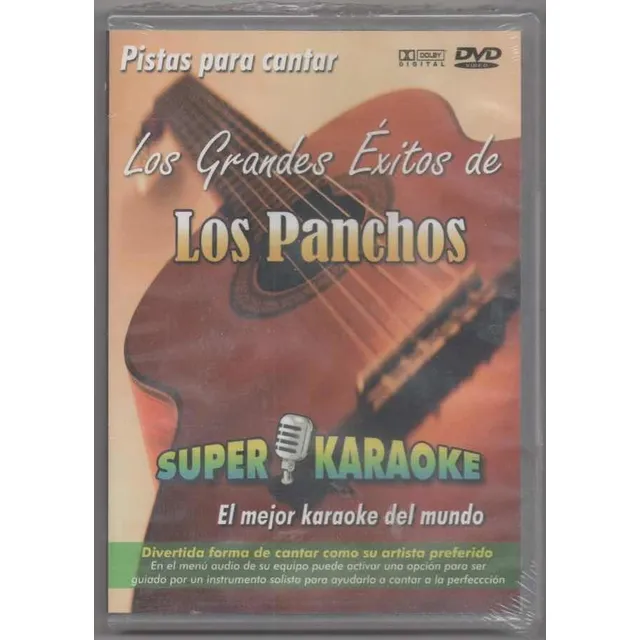Super Karaoke Los Panchos. Dvd Original Nuevo Qqa.