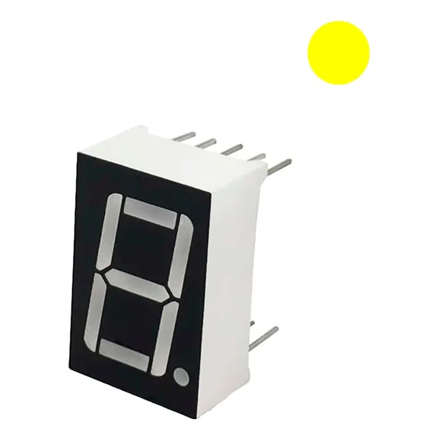 20pzs Display De 7 Segmentos Catodo Comun 0.56 5161 Colores