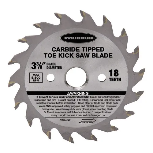 Disco Sierra Circular Para Madera 18t 3 3/8 Marca Warrior Color Gris