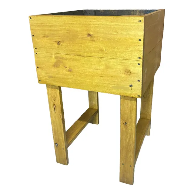 Huertero Elevado Huerta Madera Jardin Bancal Cajon Macetero