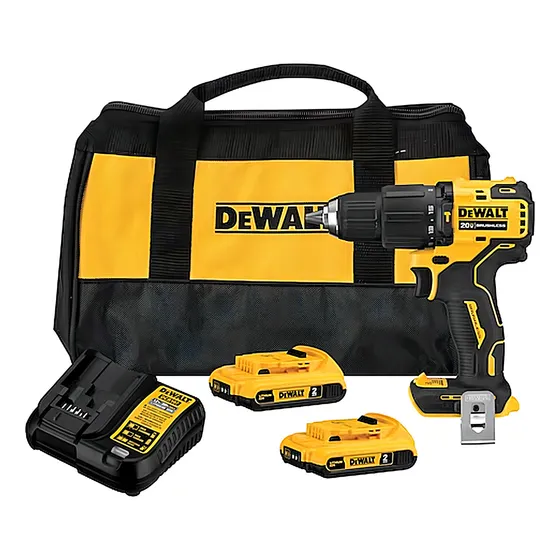 Furadeira e Parafusadeira 10mm Dewalt Modelo DCD709D2 2 Baterias 1 Carregador 20V