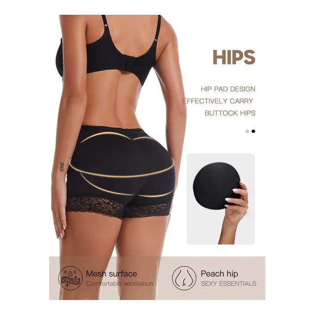 Panty Realzadora De Gluteos Con Relleno Que Se Quita Y Pone.