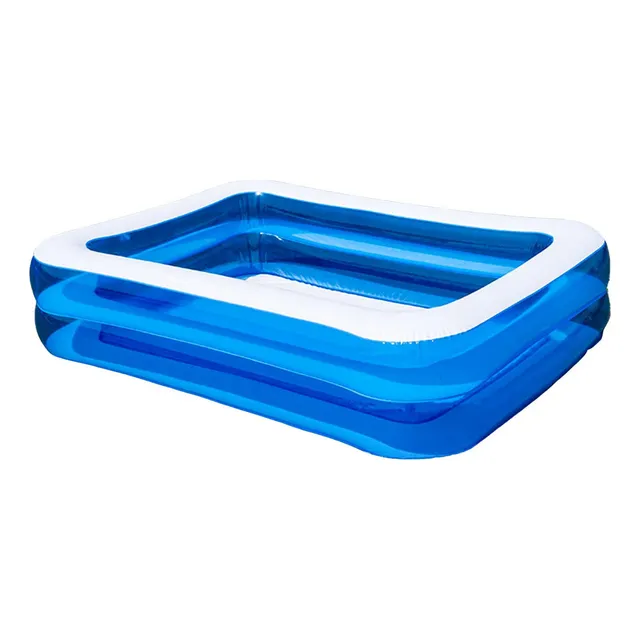 Alberca Inflable Grandes Piscinas Rectangular 200cm Color Azul