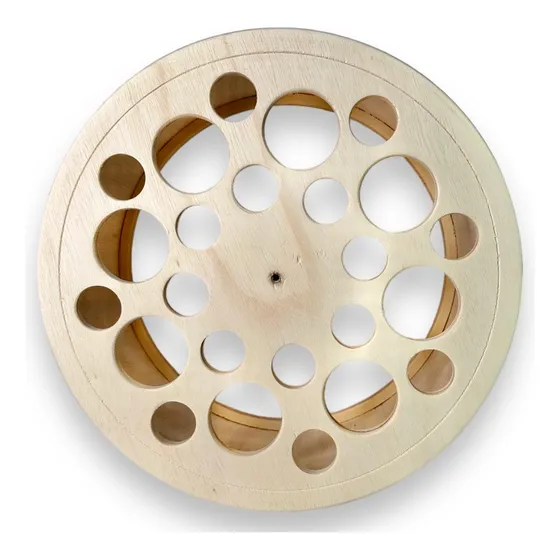 Carretilha Para Pipas De Madeira 18 Polegadas (46cm)