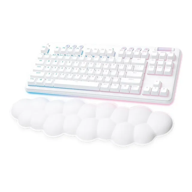Teclado Gamer Wireless Logitech G715 Blanco Aurora Collection